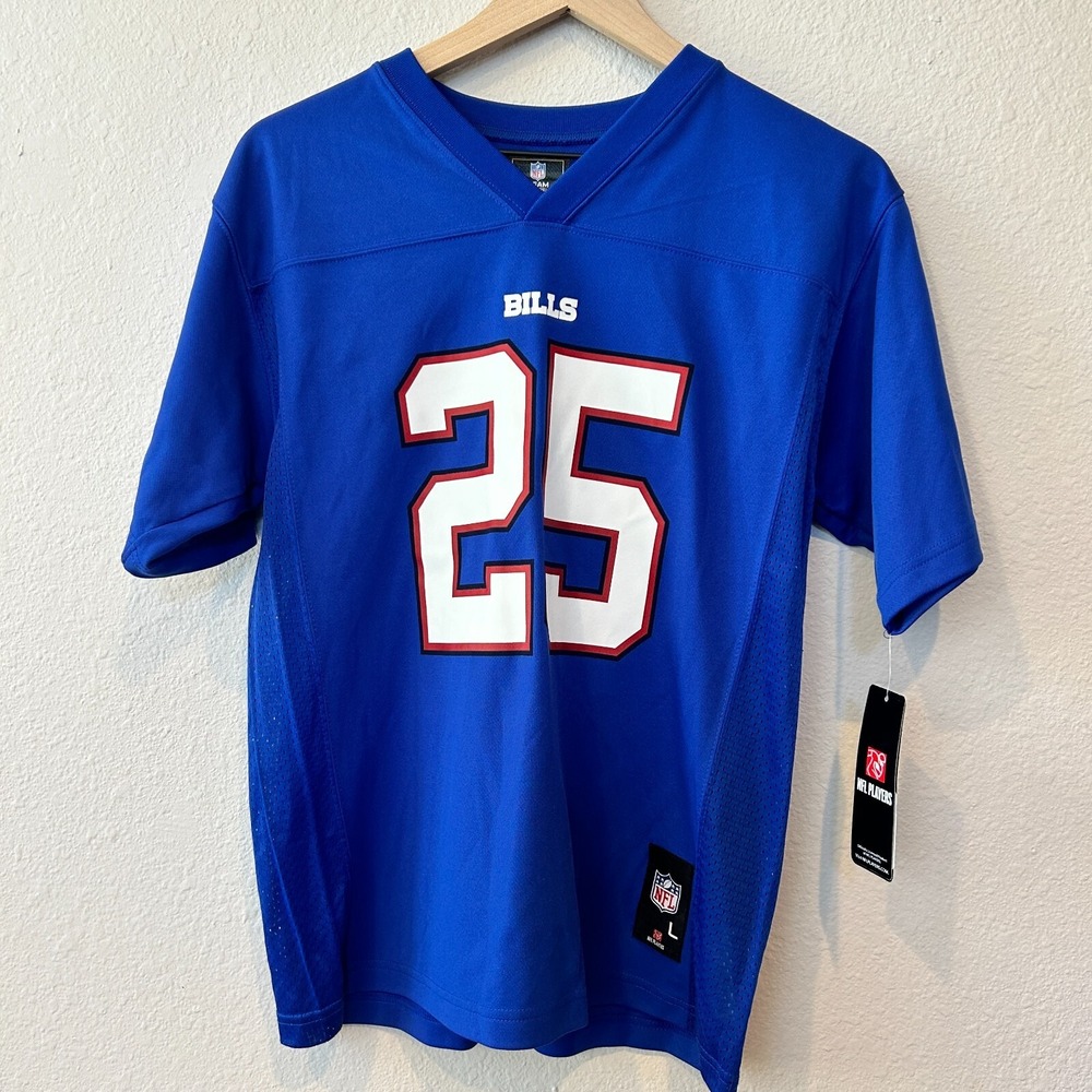 NWT Boys LARGE Buffalo Bills Lesean McCoy OnField NFL Jersey YOUTH KIDS